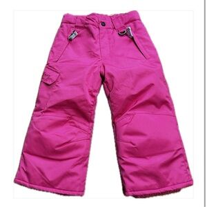 Snow Dragons Toddler Girl's Rock Solid Insulated Pink Pants